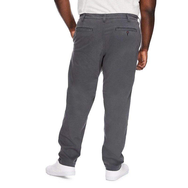 George Big Men's Slim Straight Cotton Chino Pant