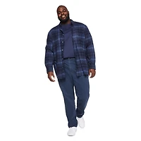 Pantalon en coutil coupe droite coton George Plus pour hommes