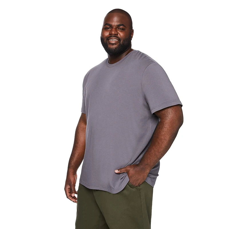 George Big Men's Stretch Crew Neckline Tee