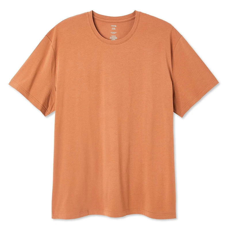 T-shirt extensible à encolure ras du cou George Plus pour hommes