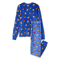 George Boys' Velour Pajama 2-Piece Set