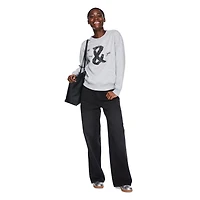 Chandail à encolure ras du cou George pour femmes Tailles TP–TTG