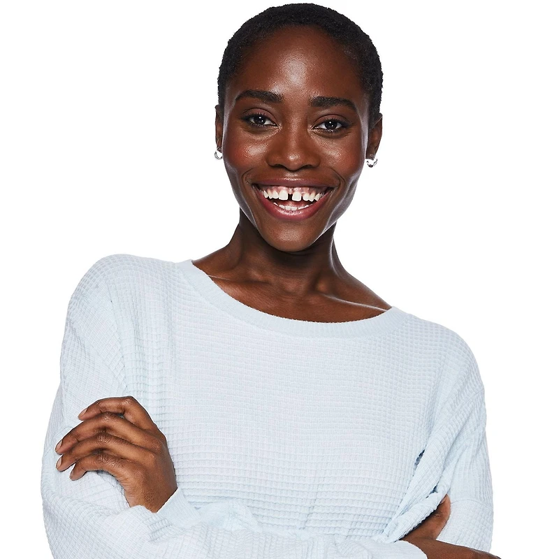 Chandail en tricot gaufré George pour femmes Tailles TP–TTG