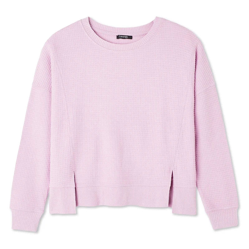 George Women's Waffle Knit Popover, Sizes XS-XXL