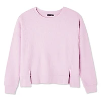 George Women's Waffle Knit Popover, Sizes XS-XXL