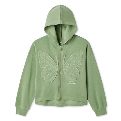 Justice Girls' Full-Zip Hoodie