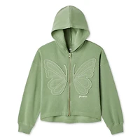 Justice Girls' Full-Zip Hoodie