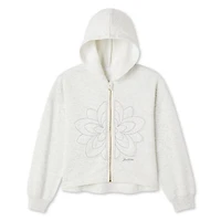 Justice Girls' Full-Zip Hoodie