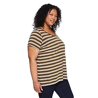 George Women's Plus V-Neckline Tee, Sizes 1X-4X