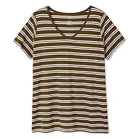 George Women's Plus V-Neckline Tee, Sizes 1X-4X