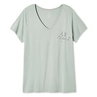 George Women's Plus V-Neckline Tee, Sizes 1X-4X