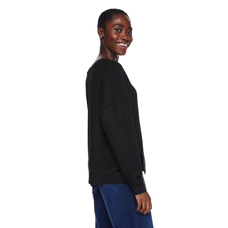 Chandail en tricot gaufré George pour femmes Tailles TP–TTG