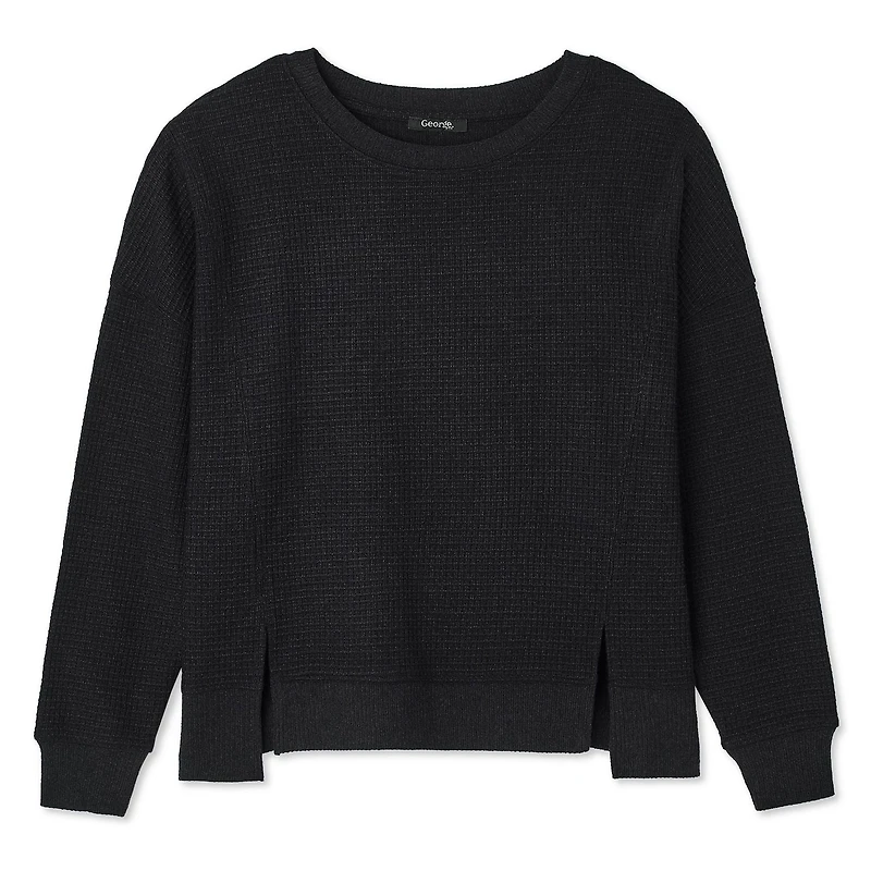 Chandail en tricot gaufré George pour femmes Tailles TP–TTG