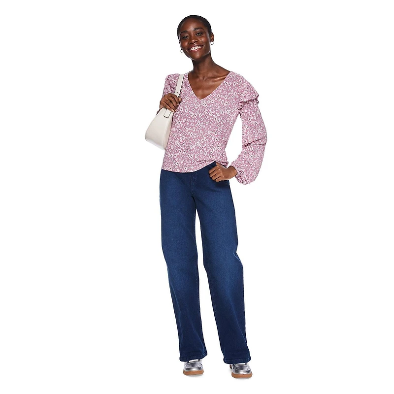 Chemisier à volants George pour femmes Tailles TP–TTG