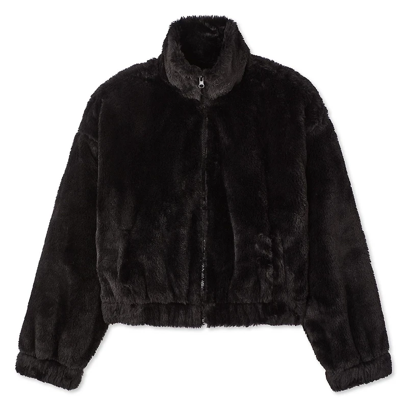 Manteau en similifourrure No Boundaries pour femmes