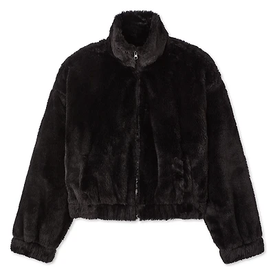 Manteau en similifourrure No Boundaries pour femmes