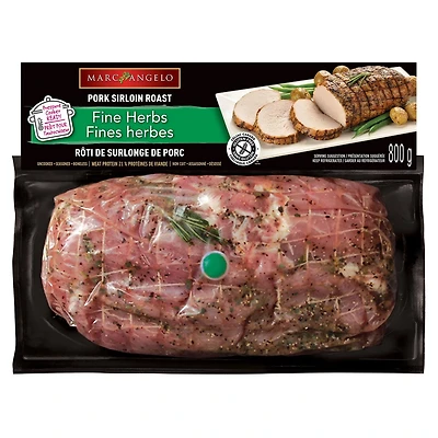 Marcangelo Pork Sirloin Seasoned Roast, Marinated pork sirloin, 800g