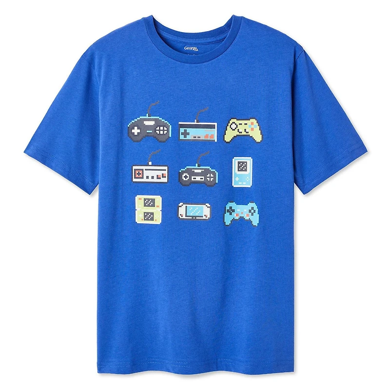 T-shirt à imprimé graphique George pour garçons Tailles TP–TG
