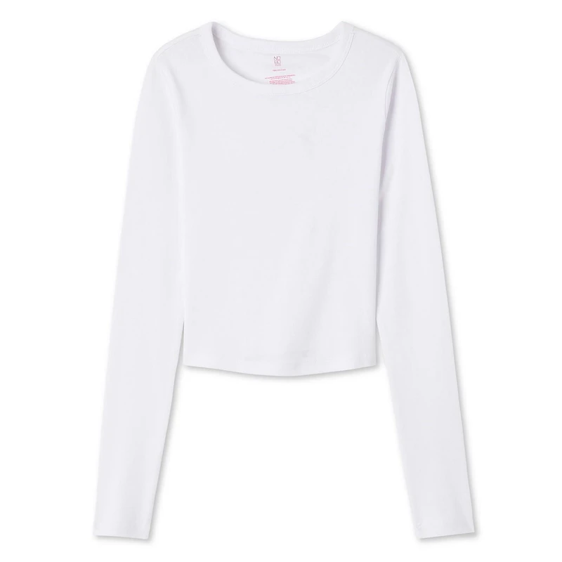 T-shirt bébé à manches longues No Boundaries pour femmes Tailles TP–TTG
