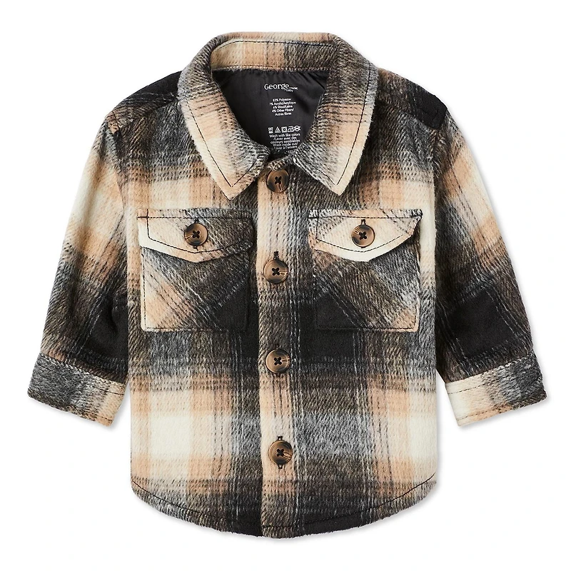 Veste-chemise à carreaux George pour bébés garçons