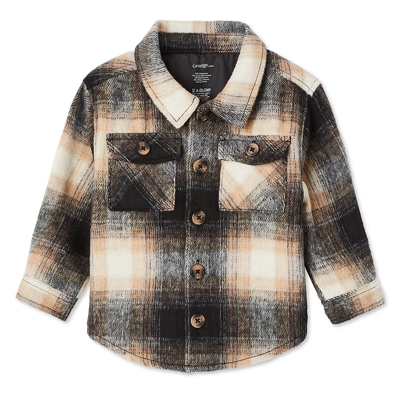 George Toddler Boys' Plaid Shacket