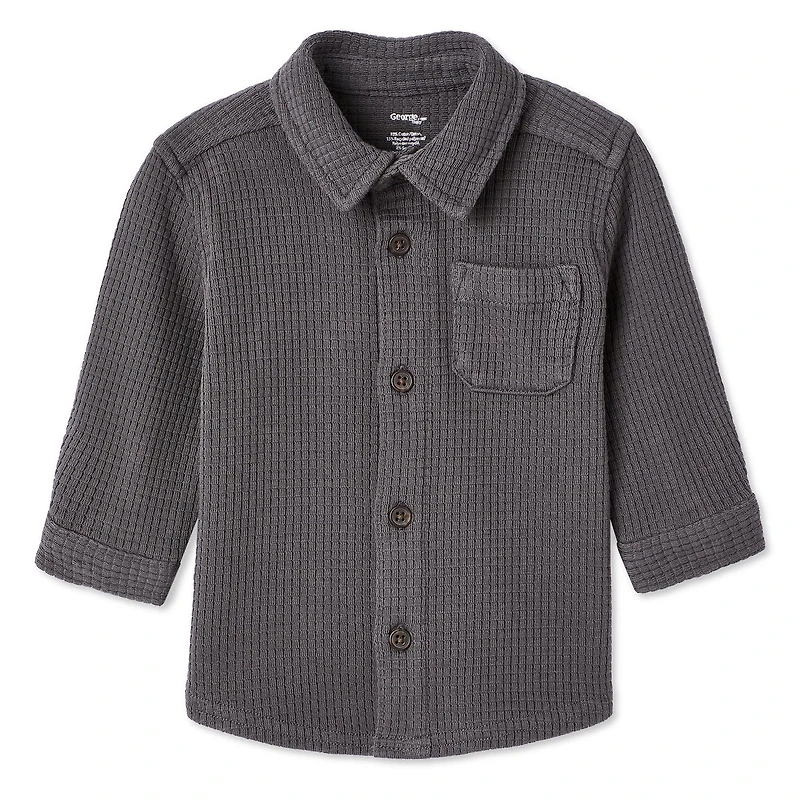 Chemise en tricot gaufré George pour bébés garçons Tailles 0-24 mois