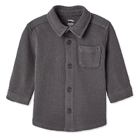 Chemise en tricot gaufré George pour bébés garçons Tailles 0-24 mois