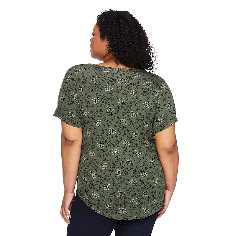 George Women's Plus Scoop Neckline Tee, Sizes 1X-4X
