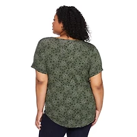 George Women's Plus Scoop Neckline Tee, Sizes 1X-4X