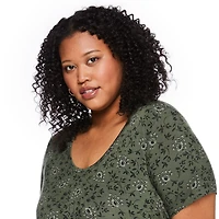 George Women's Plus Scoop Neckline Tee, Sizes 1X-4X
