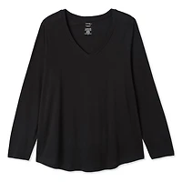 T-shirt à encolure en V George Plus pour femmes Tailles 1X-4X