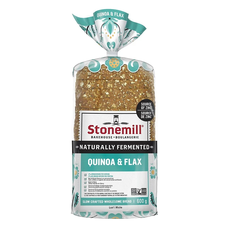 Stonemill® Clearly Good Quinoa and Flax Sliced Bread