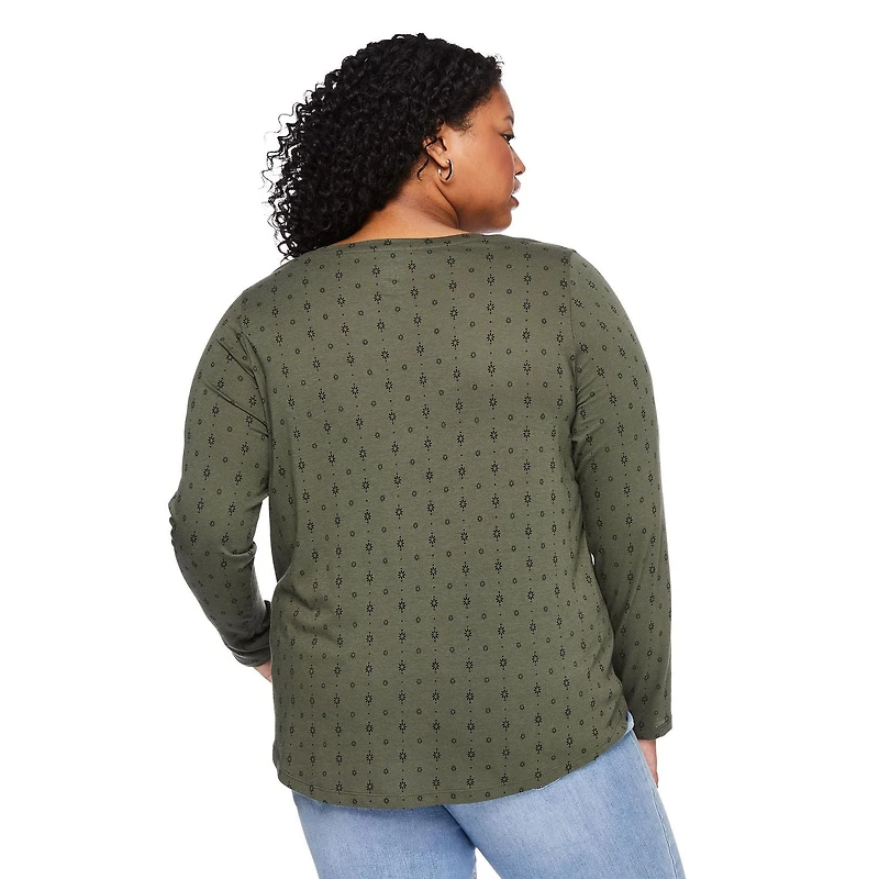 George Women's Plus V-Neckline Tee