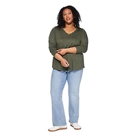 George Women's Plus V-Neckline Tee