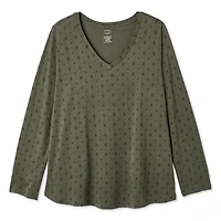 George Women's Plus V-Neckline Tee