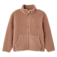 George Toddler Girls' Plush Zip-Up Jacket