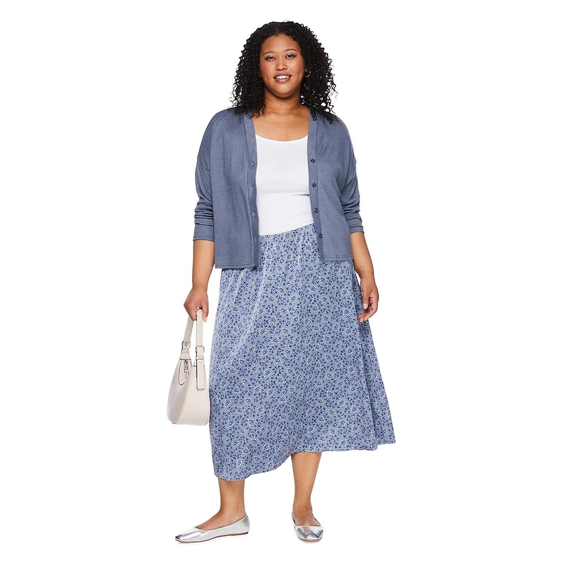 George Women's Plus Satin Skirt