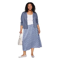 George Women's Plus Satin Skirt