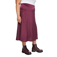 George Women's Plus Satin Skirt