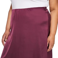 George Women's Plus Satin Skirt