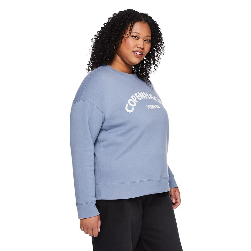 George Women's Plus Crew Neckline Popover