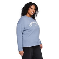 George Women's Plus Crew Neckline Popover
