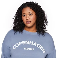 George Women's Plus Crew Neckline Popover