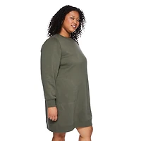 George Women's Plus Fleece Dress