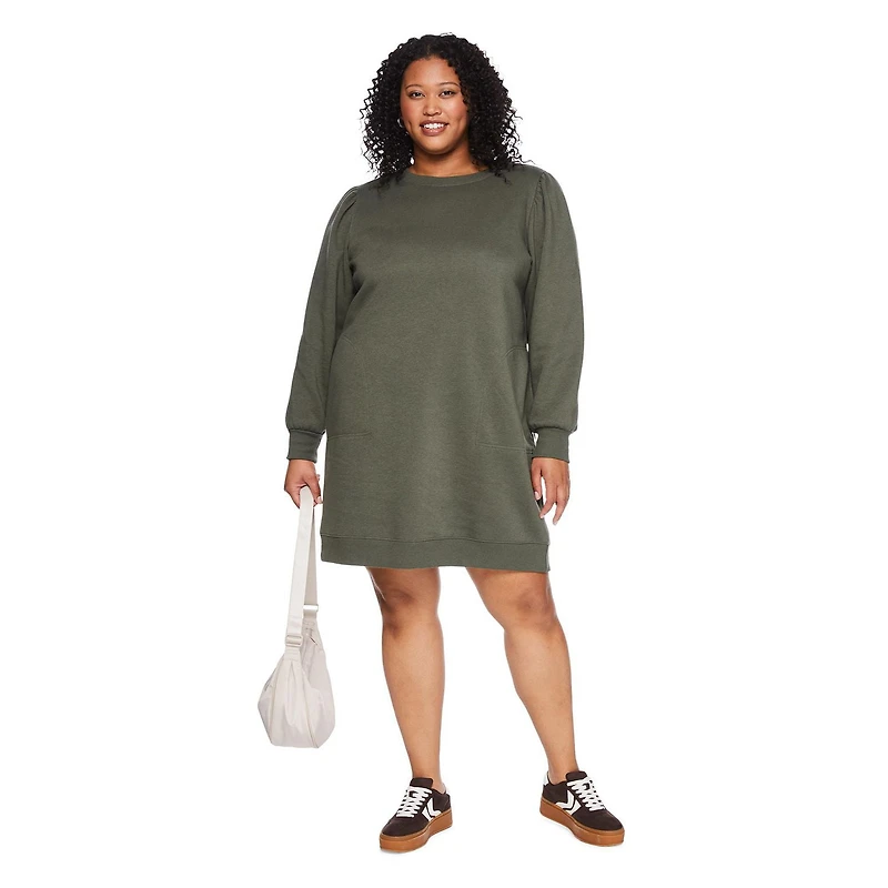 George Women's Plus Fleece Dress