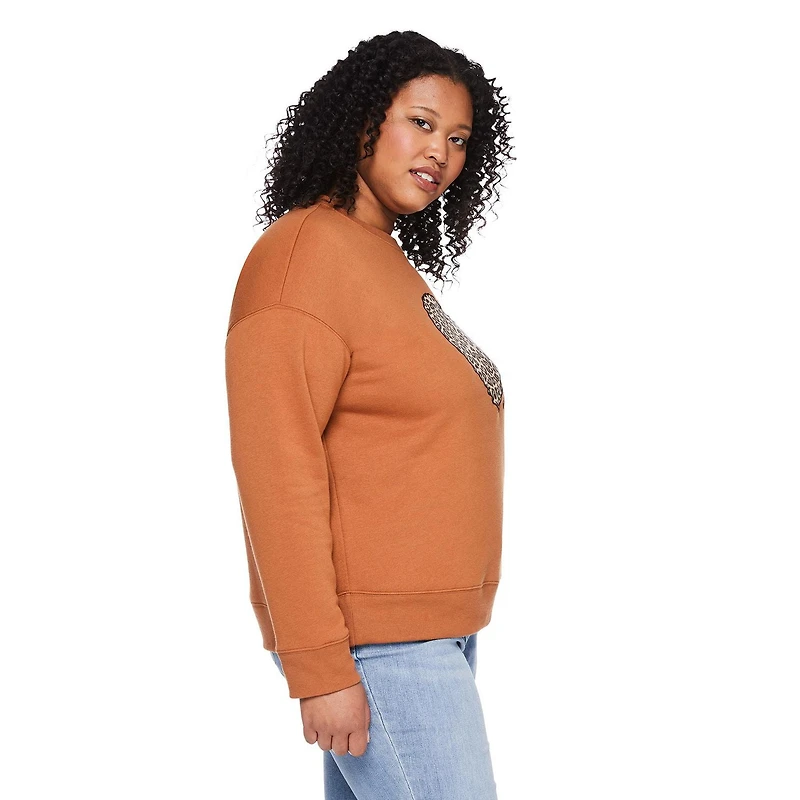 Chandail à encolure ras du cou George Plus pour femmes Tailles 1X-4X