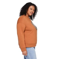 Chandail à encolure ras du cou George Plus pour femmes Tailles 1X-4X