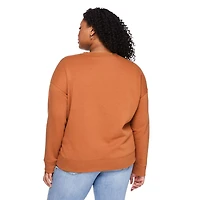 Chandail à encolure ras du cou George Plus pour femmes Tailles 1X-4X