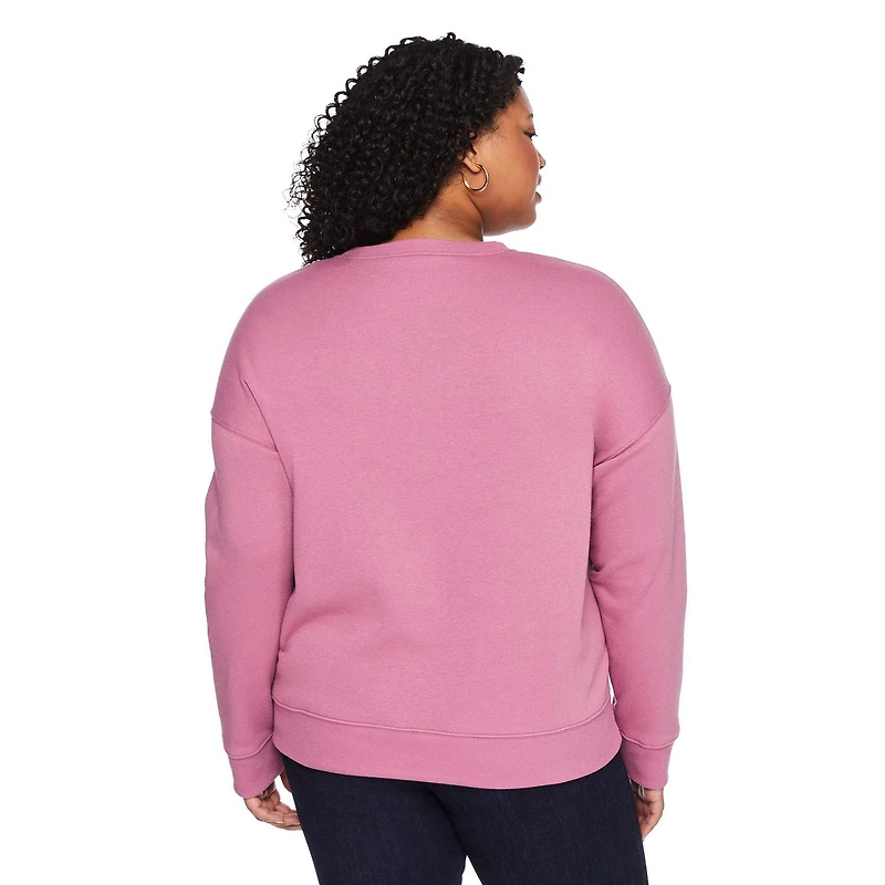 George Women's Plus Crew Neckline Popover, Sizes 1X-4X