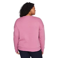 George Women's Plus Crew Neckline Popover, Sizes 1X-4X